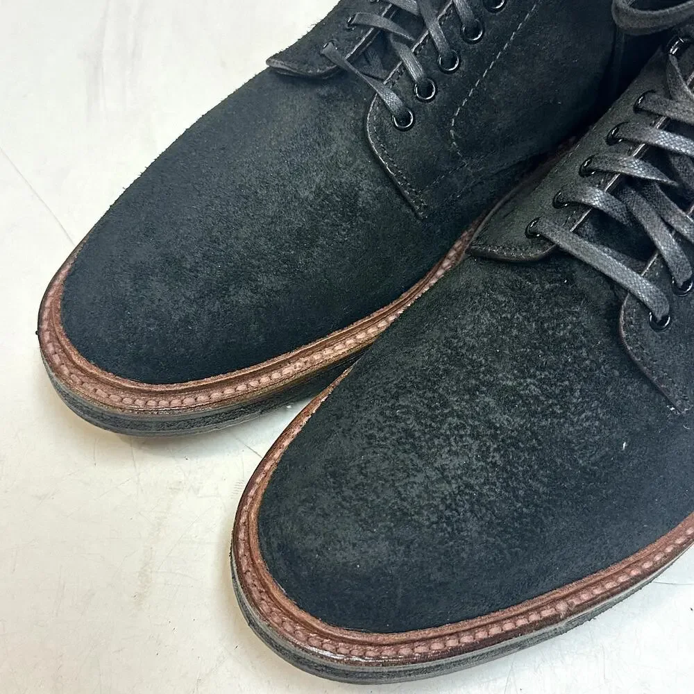 NWOT Todd Snyder x Alden Plain Toe Boot Reverse Earth Chamois Made in USA 9 D